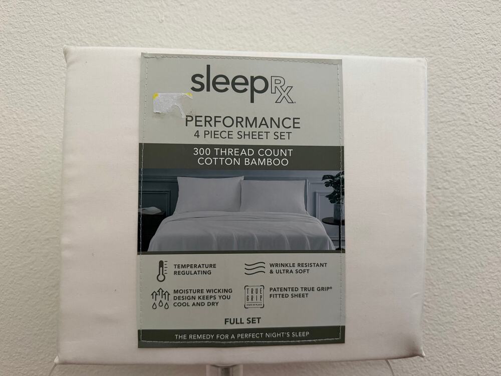 New bamboo blend ivory sheet set full